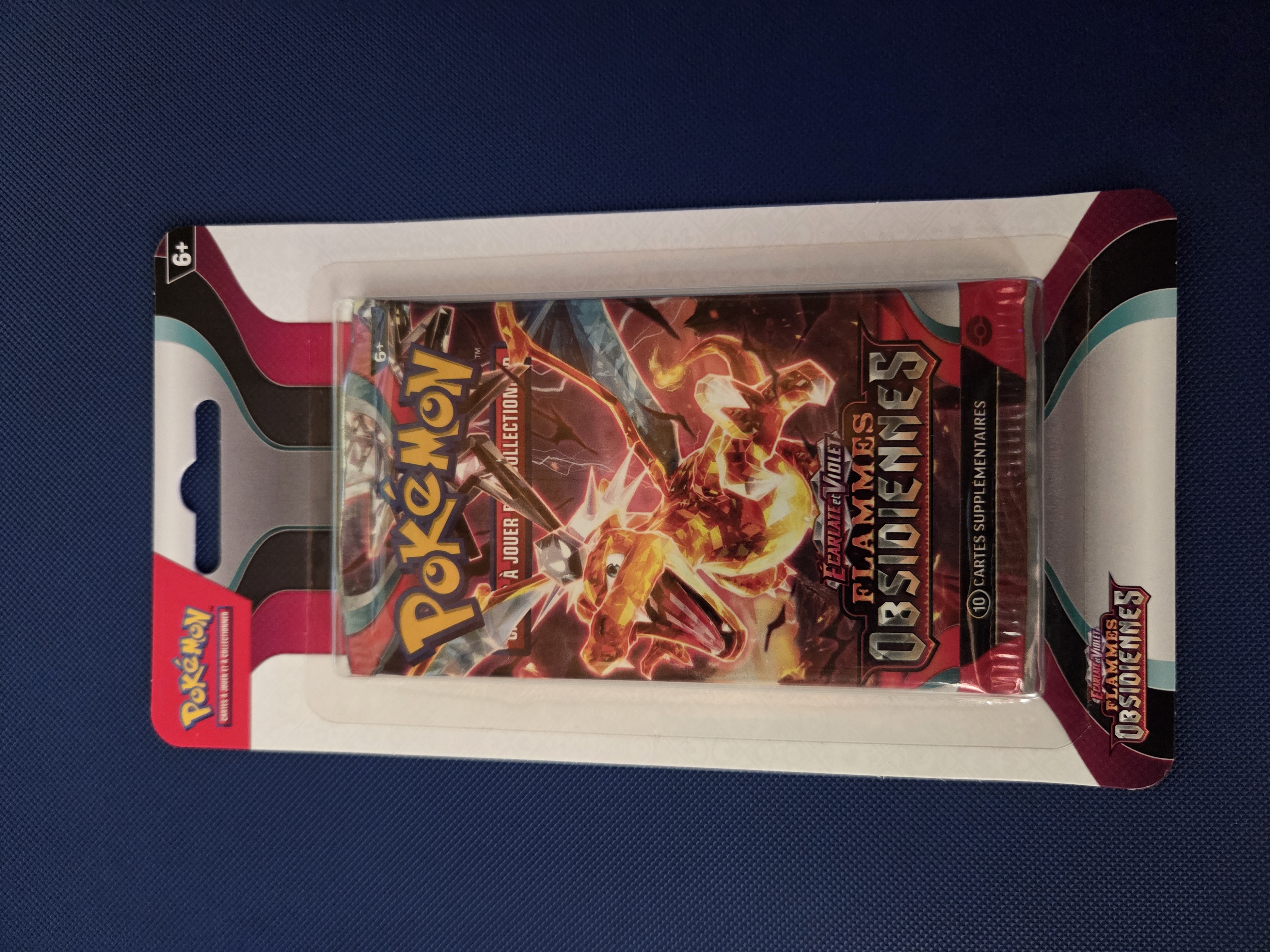Blister EV3 Flammes Obisdienne Illu Dracaufeu